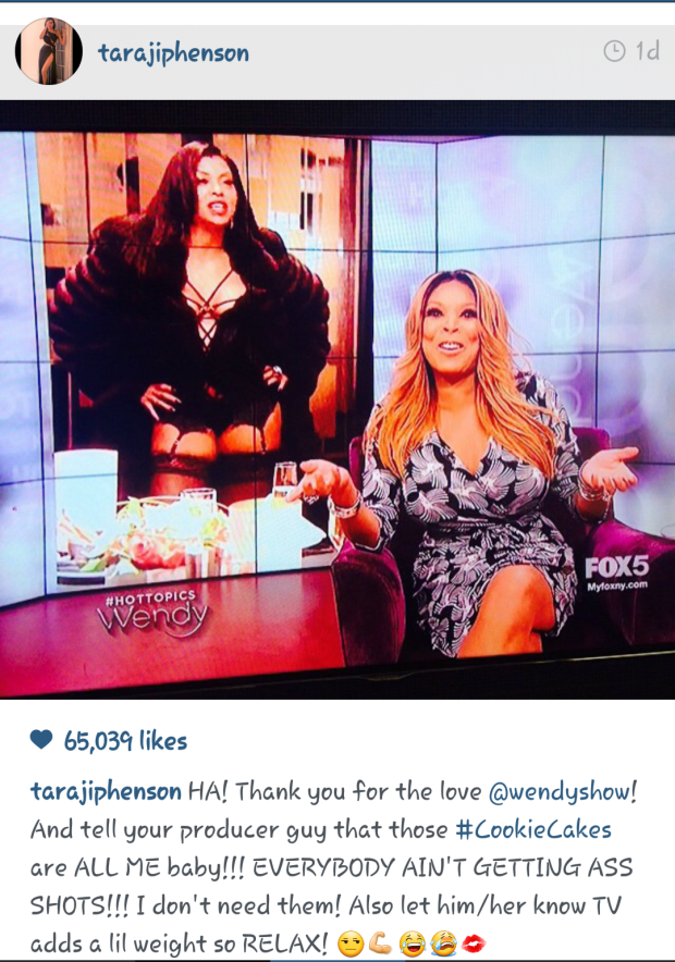 taraji butt shots