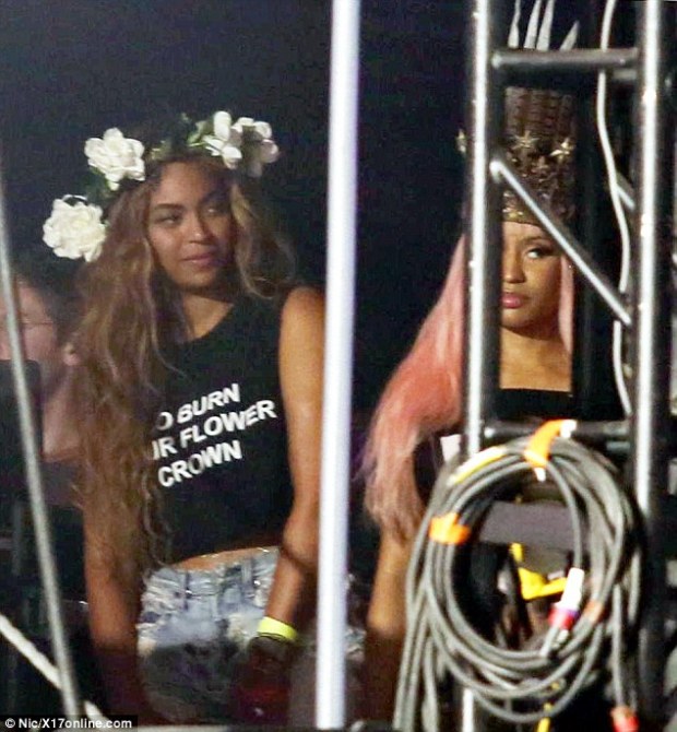 beyonce gets shaded by nicki