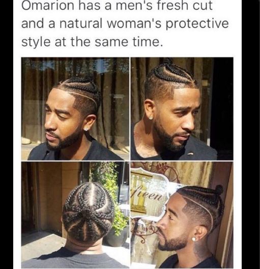 omarion's hair multiple angles