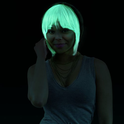 glow in the dark wig