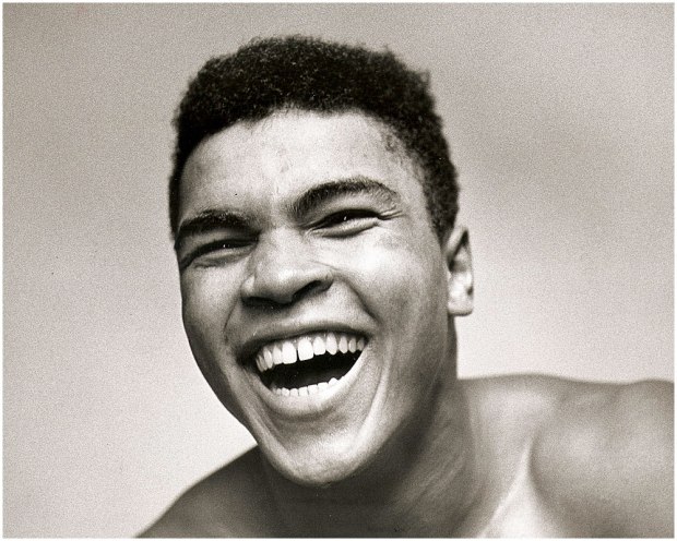 muhammad ali smiling