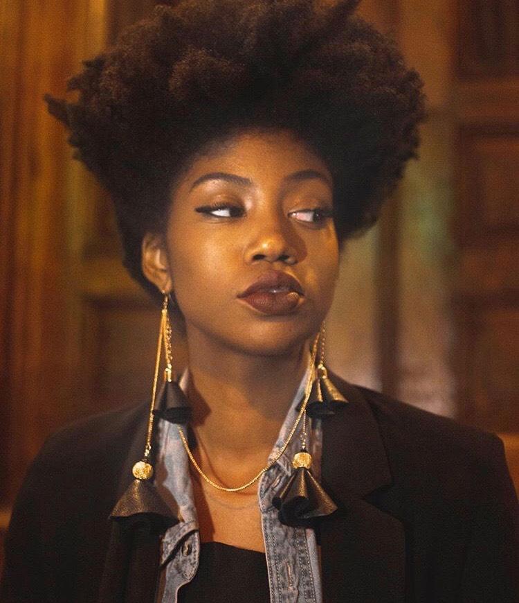 banafrit leather earrings